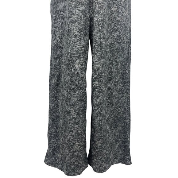 Athleta Womens Size Small Sleeveless V-Neck Jumpsuit Drawstring Black Gray EUC - Picture 5 of 12